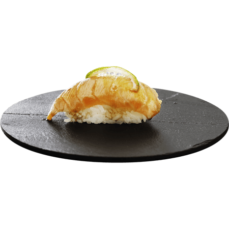 Nigiri grillet laks (1 stk)